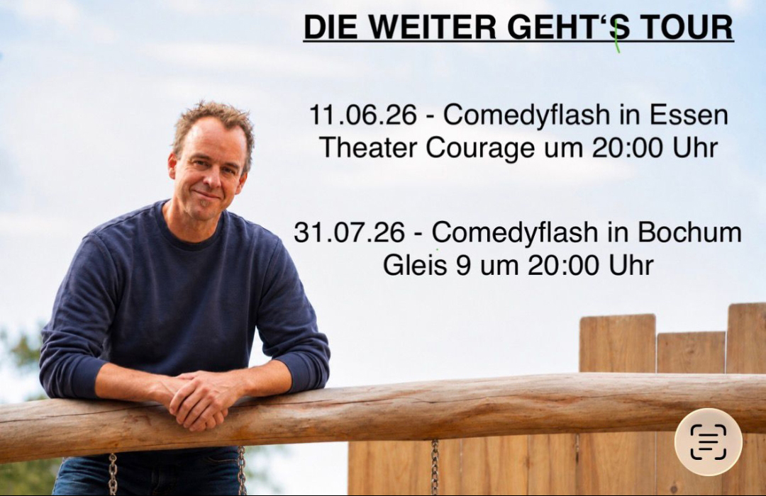 Termine Die Weiter geht's Tour - Comedy mit Dr. Sandmann